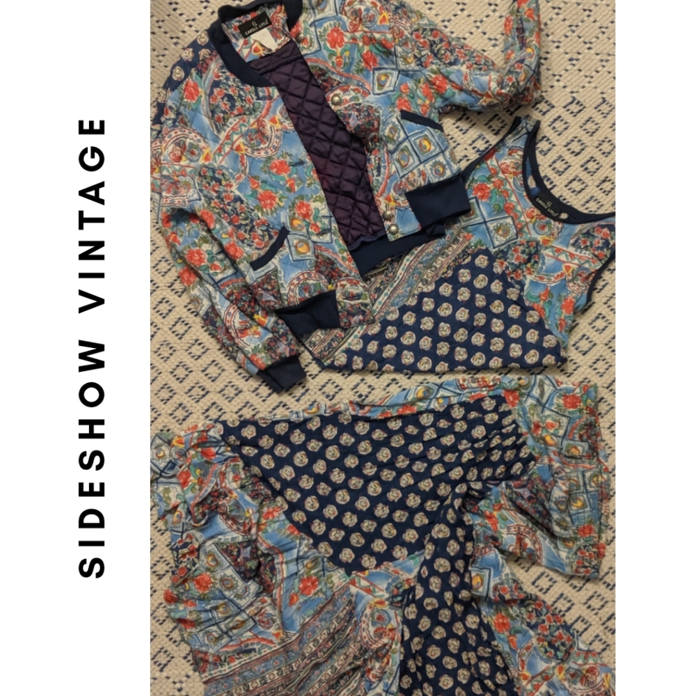 3 Piece Carole Little Skirt, Tank & Jacket Set